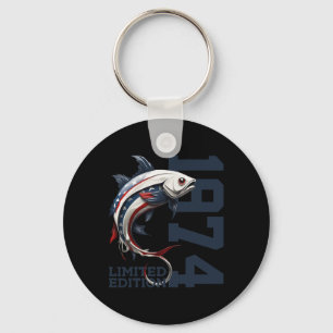 Elephant Farmer American Flag Patriotic 4th Of Jul Key Ring