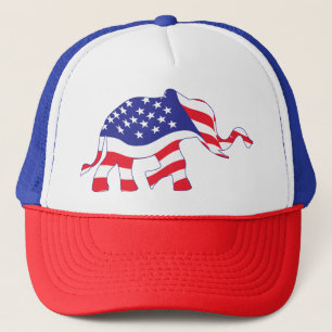 Elephant-FLAG Trucker Hat