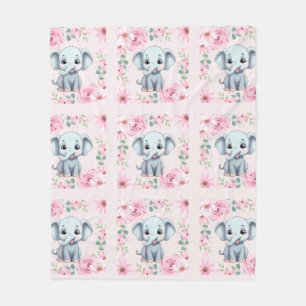 Elephant Fleece Blanket