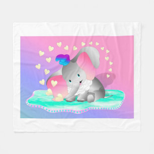Elephant Fleece Blanket