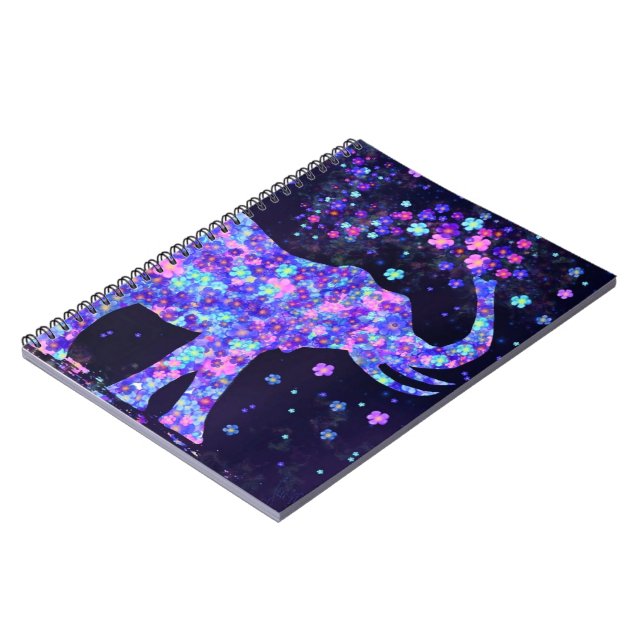Elephant Flowers - Spring Joy Notebook (Left Side)