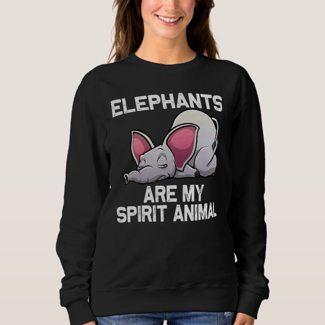 Elephant For Men Women Elephant Animal  1 Sweatshirt (Front)