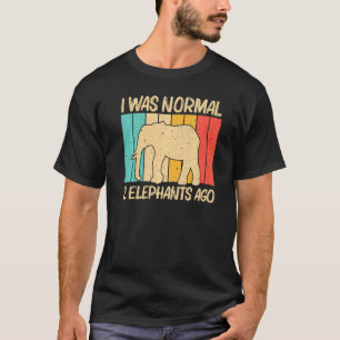 Elephant For Men Women Indian Elephant Mammoth Vin T-Shirt