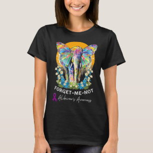Elephant Forget-me-not Heimer’s Awareness T-Shirt
