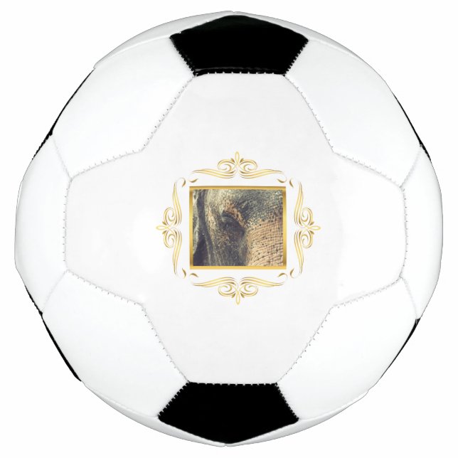 Elephant Framed Soccer Ball (Front)