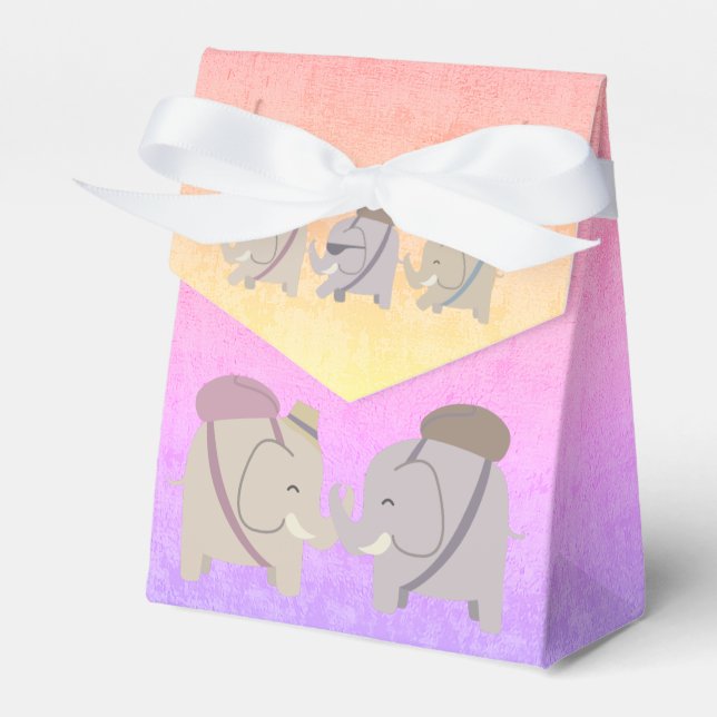 elephant friends favour box (Front Side)