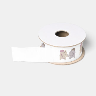 elephant friends grosgrain ribbon