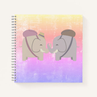 elephant friends notebook