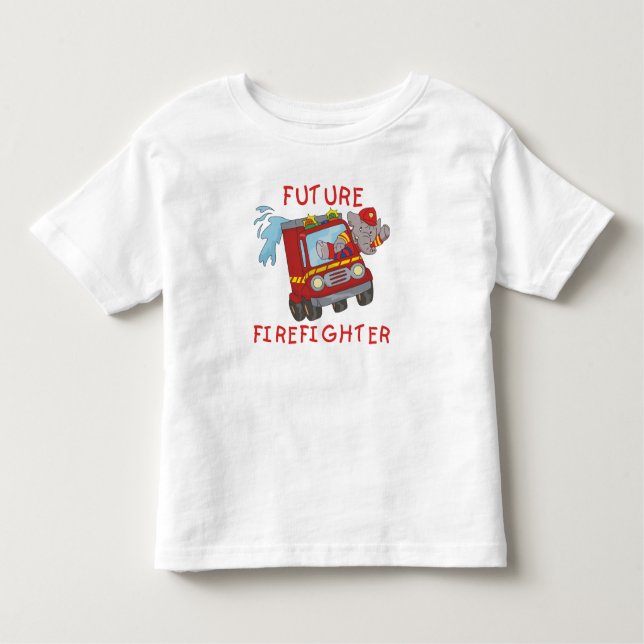 Elephant Future Firefighter T-shirts and Gifts (Front)