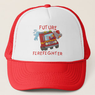 Elephant Future Firefighter T-shirts and Gifts Trucker Hat