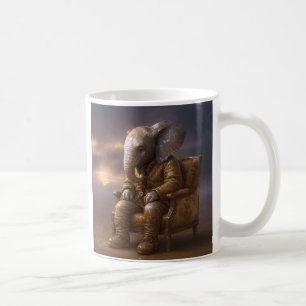 Éléphant Gentleman Coffee Mug