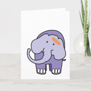 Elephant Get Well Card