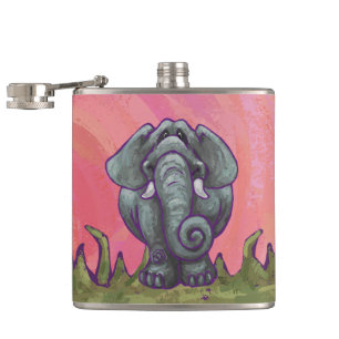Elephant Gifts & Accessories Hip Flask