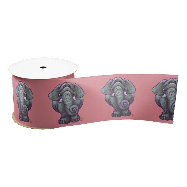Elephant Gifts & Accessories Satin Ribbon (Spool)