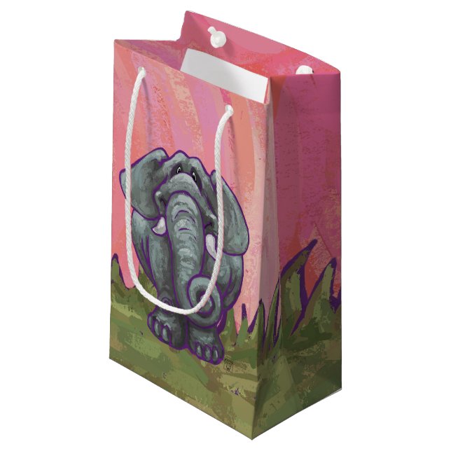 Elephant Gifts & Accessories Small Gift Bag (Front Angled)