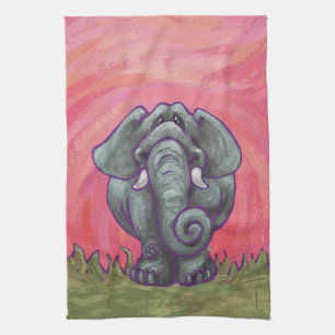 Elephant Gifts & Accessories Tea Towel