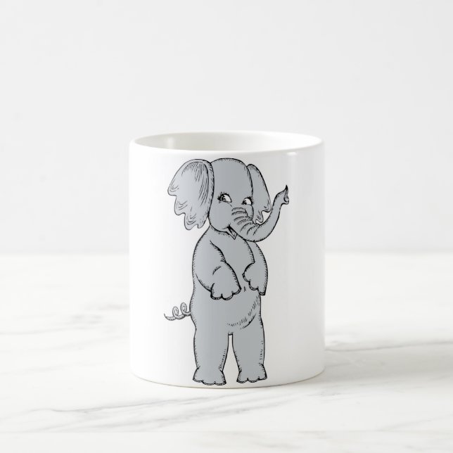 ELEPHANT GIRL COFFEE MUG (Center)