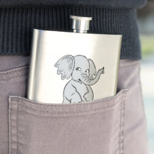 ELEPHANT GIRL HIP FLASK