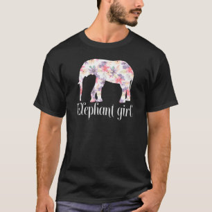 Elephant Girl New Elephant Gif T-Shirt