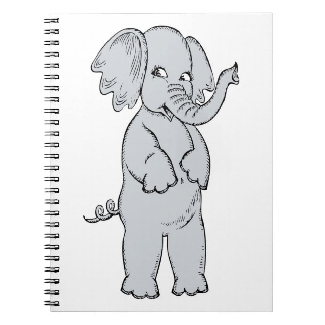 ELEPHANT GIRL NOTEBOOK (Front)