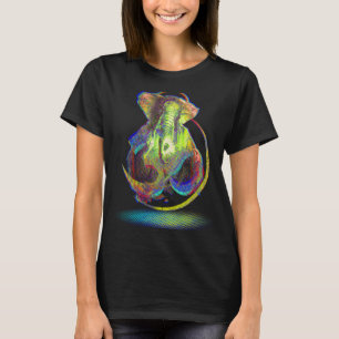 Elephant God Om Rainbow Display Grid Buddha omg T-Shirt
