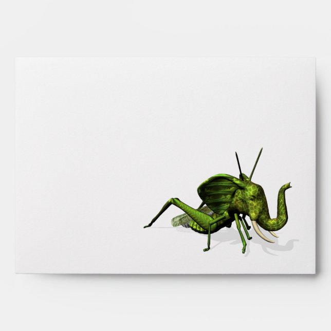 Elephant Grasshopper Crossbreed Envelopes (Front)