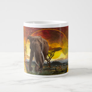 Elephant Guardian "The Bonds that Tie" Large Coffee Mug