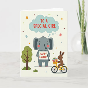 Elephant Happy Celebration Card