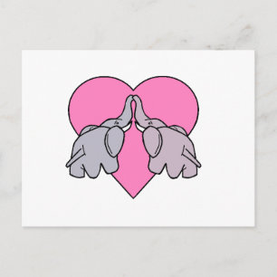 Elephant Heart Postcard