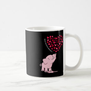 Elephant Heart Ribbon Brain Aneurysm Awareness Mon Coffee Mug