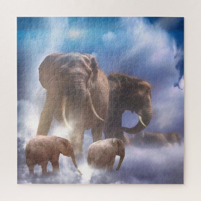 Elephant Heaven Jigsaw Puzzle (Vertical)