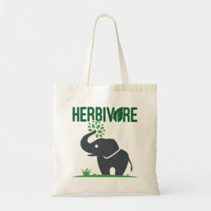 Elephant Herbivore Plant Eating Tote Bag