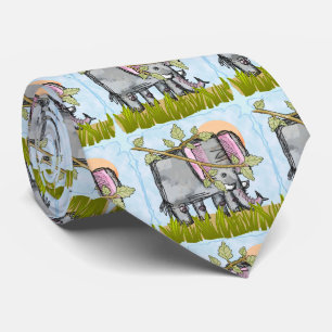 Elephant Hiding Tie