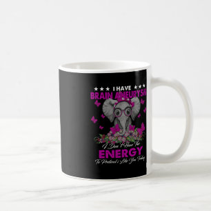 Elephant I Have Brain Aneurysm Awareness Gifts Coffee Mug