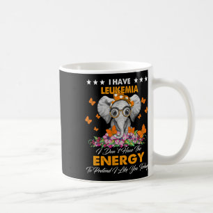 Elephant I Have Leukaemia Awareness Gifts  Coffee Mug