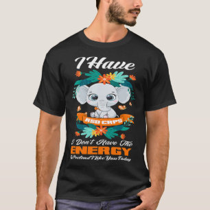 Elephant I Have Rsd Crps Awareness T-Shirt