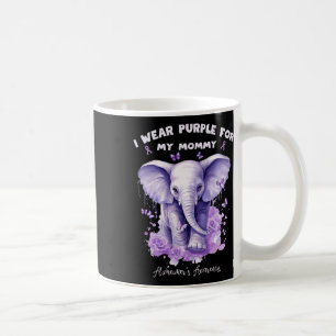 Elephant I Wear Purple For My Mummy Heimerheimer's Coffee Mug