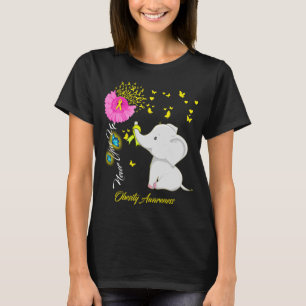 Elephant I Wear while For Obesity Awareness  T-Shirt