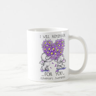 Elephant I Will Remember For You Flower Heimerheim Coffee Mug