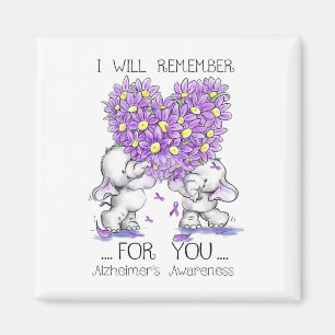 Elephant I Will Remember For You Flower Heimerheim Magnet