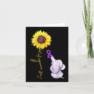 Elephant I Will Remember For You Sunflower Heimer Card