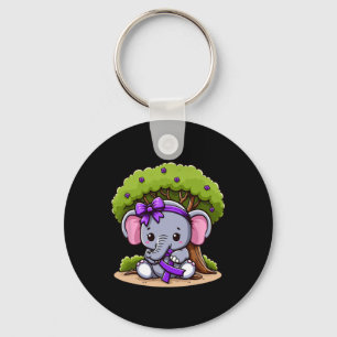 Elephant I Will Remember For You Sunflower Heimerh Key Ring
