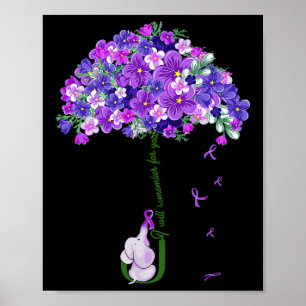 Elephant I Will Remember For You Sunflower Heimerh Poster
