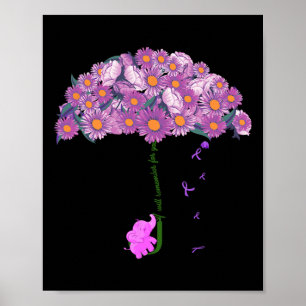 Elephant I Will Remember For You Sunflower Heimerh Poster