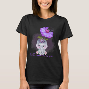 Elephant I Will Remember For You Sunflower Heimerh T-Shirt