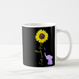 Elephant I Will Remember For You Yellow Sunflower Coffee Mug