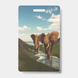 Elephant ID Badge