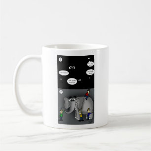 Elephant in A Dark Room Coffee Mug