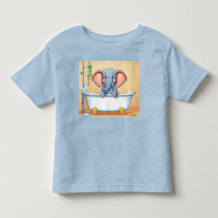 Elephant in bath toddler T-Shirt