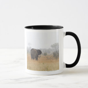 Elephant in early morning fog, Kruger National Mug